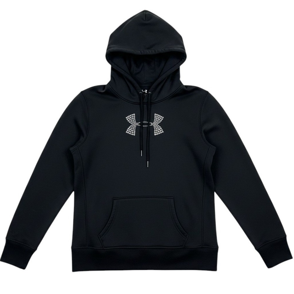 Under Armour Storm 1 Black Studded Logo Hoodie Sweatshirt Women's M / L